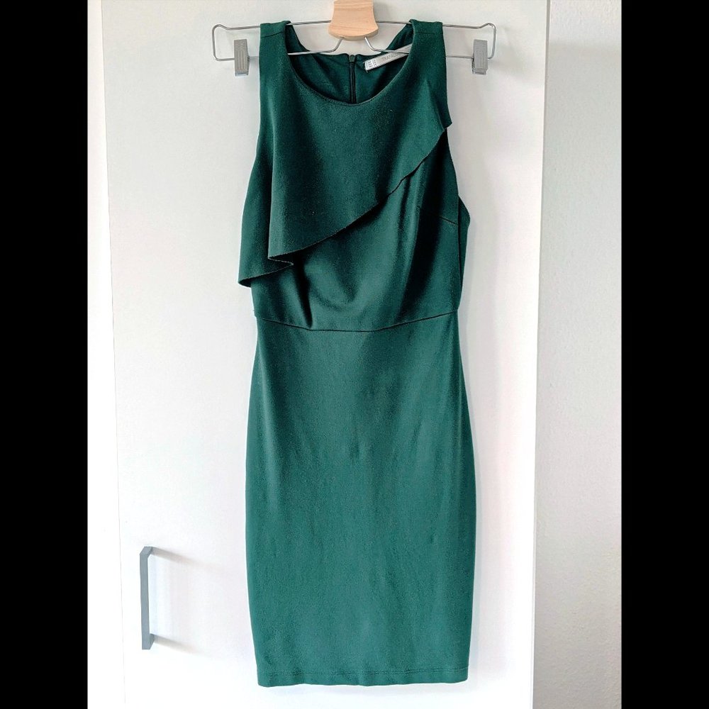 Bodycon Dress with Ruffles